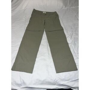 Ultimate Terrain Women's Size 8 Green Zip Off Hiking Pants Athleisure Camping